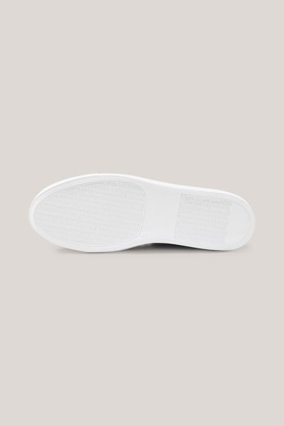 Ludwig Reiter Wildleder Mokassin Sneaker in Taupe mit weißer Sohle