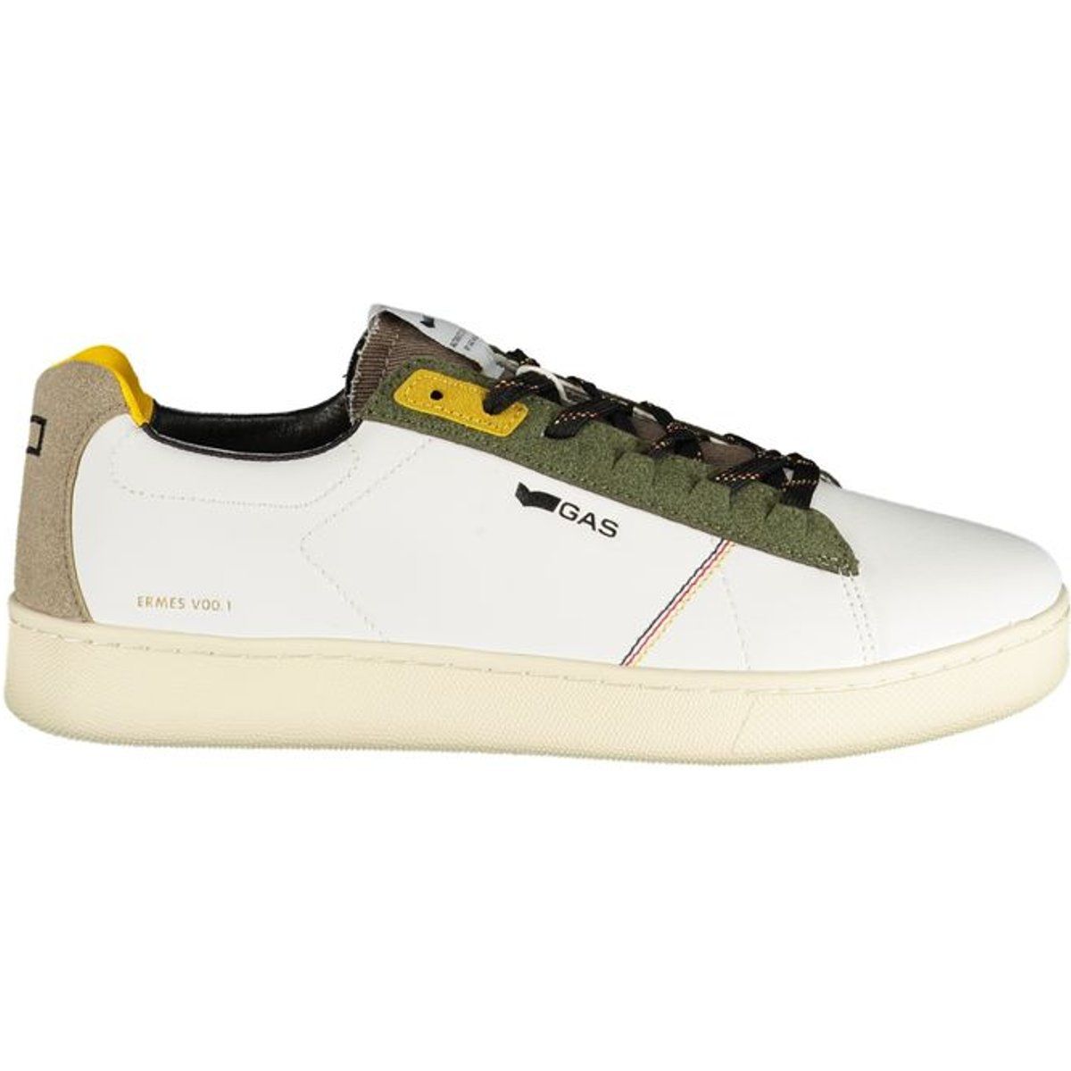 Gas Weiße Polyester Herren Sneaker