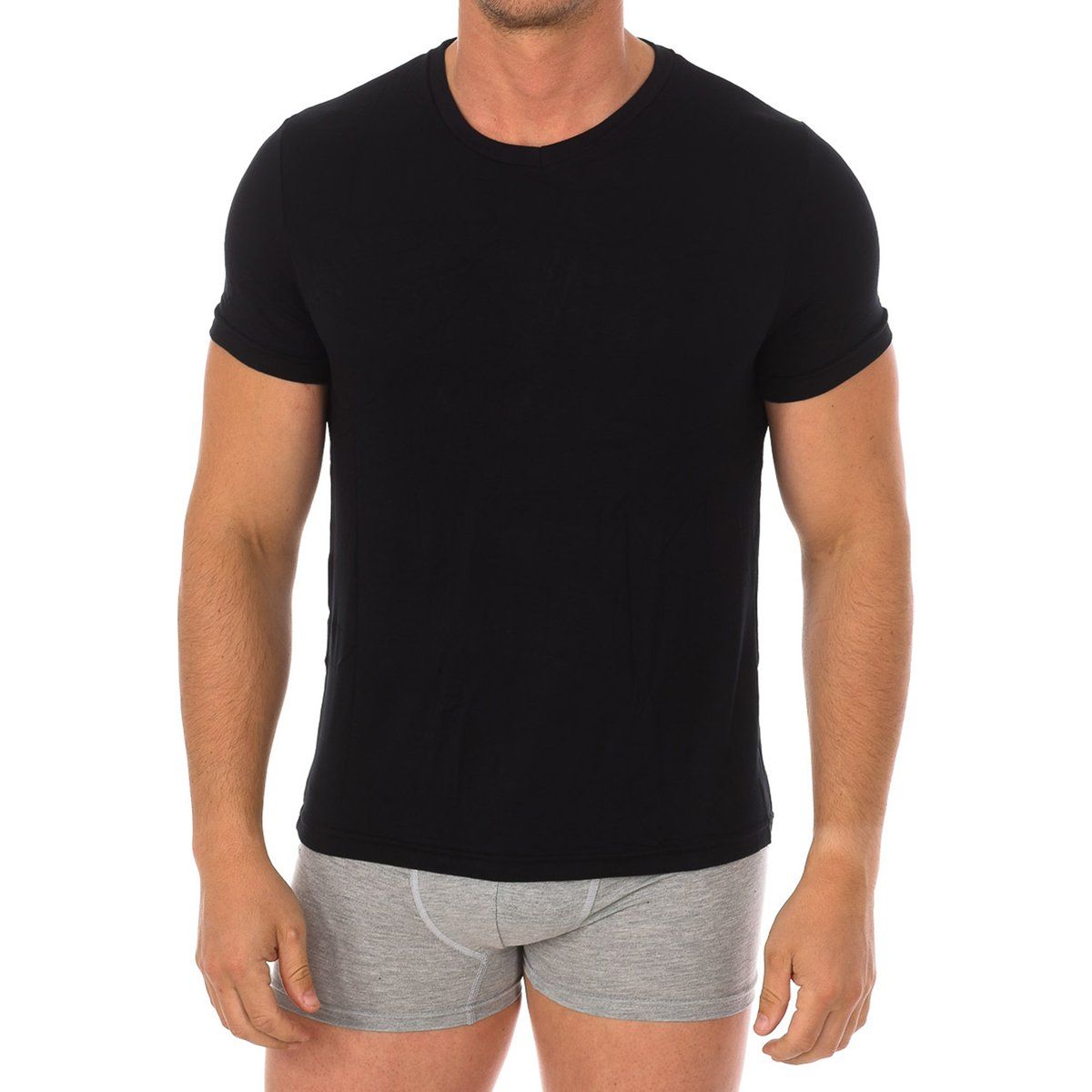 Herren-Bambus T-Shirt mit kurzen Ärmeln Q603