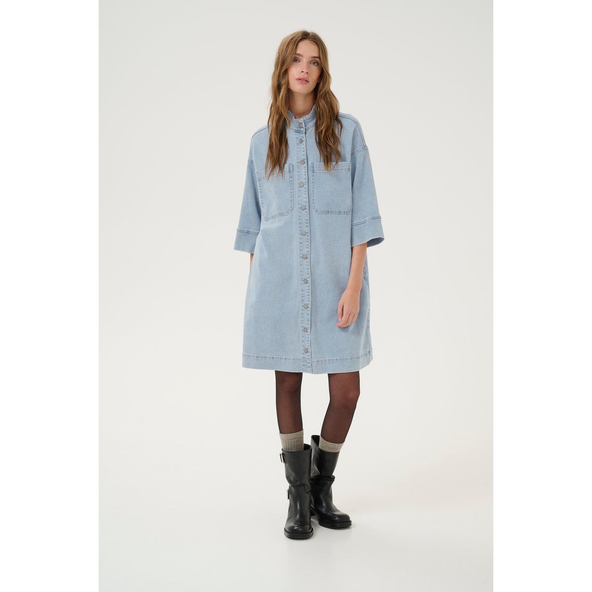 Kleid Loose fit light blue