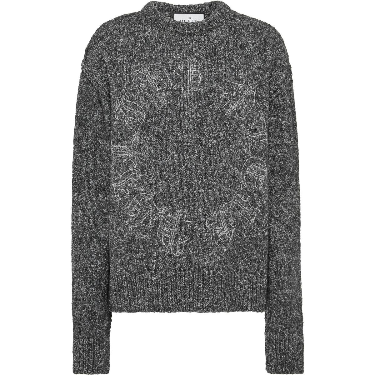 Pullover Rundhalsausschnitt Gothic Plein