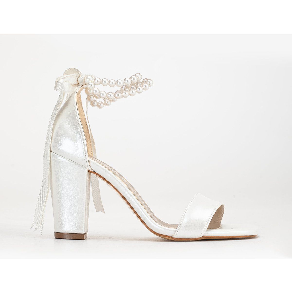 Melissa Block Absätze Sandalen with Pearls