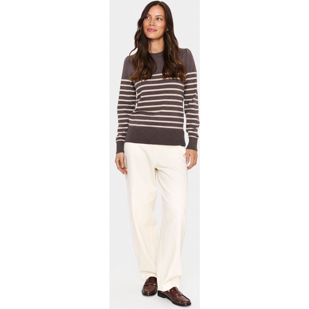 Strickpullover MilaSZ Strickpullover Gerade Passform