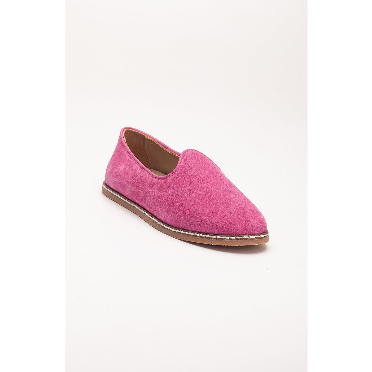 Istanbul Wildleder Leder Slip-On Flache Schuhe Damen