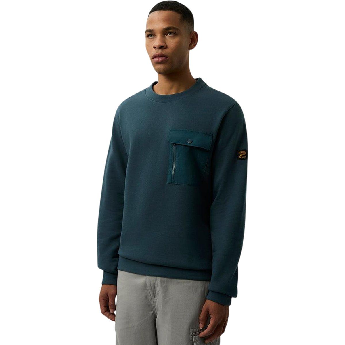 Patrick - "Archie" Sweatshirt für Herren, Rundhalsausschnitt (Dunkelblau)