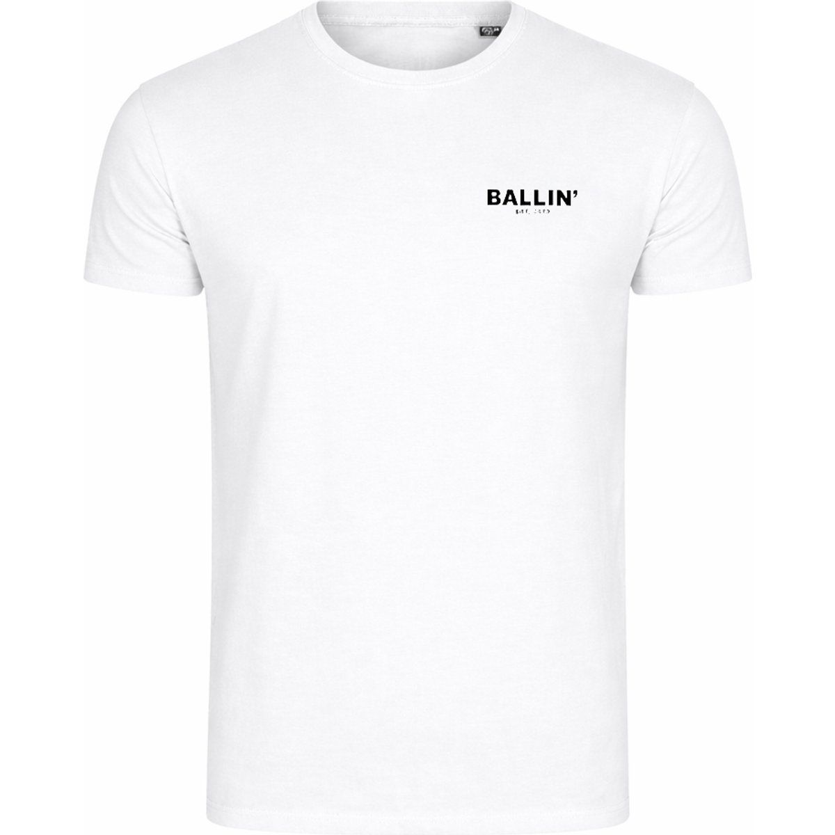 Ballin Est. 2013 T-Shirt SS Rückendruck Cross Shirt Weiß