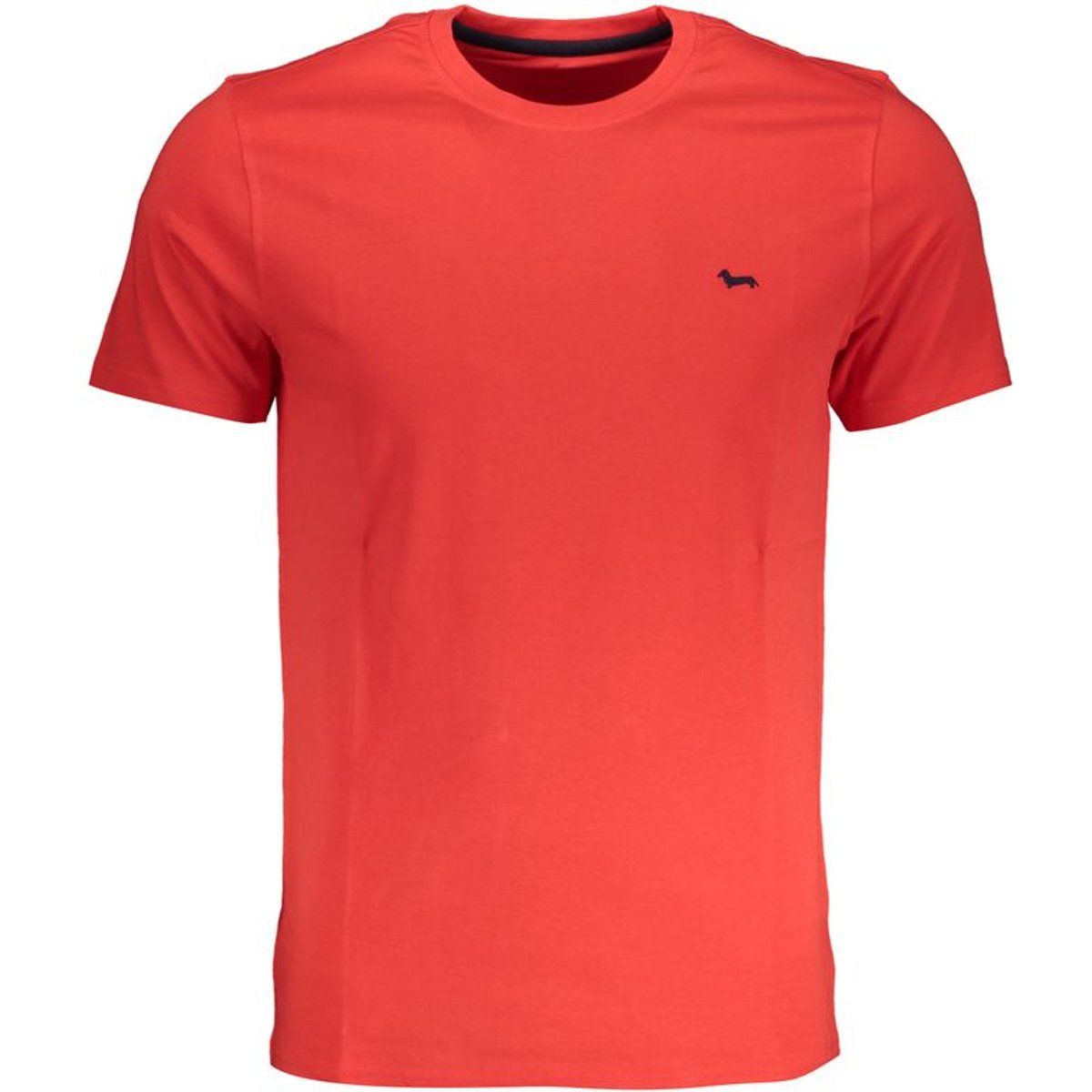 Rundhalsausschnitt T-Shirt mit kurzen Ärmeln