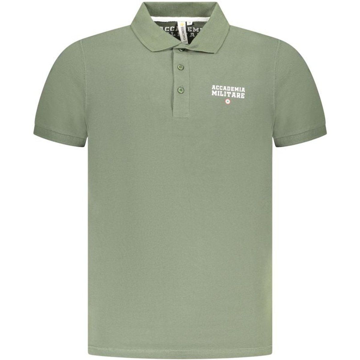 Accademia Militare Verde Baumwolle Herren Polo