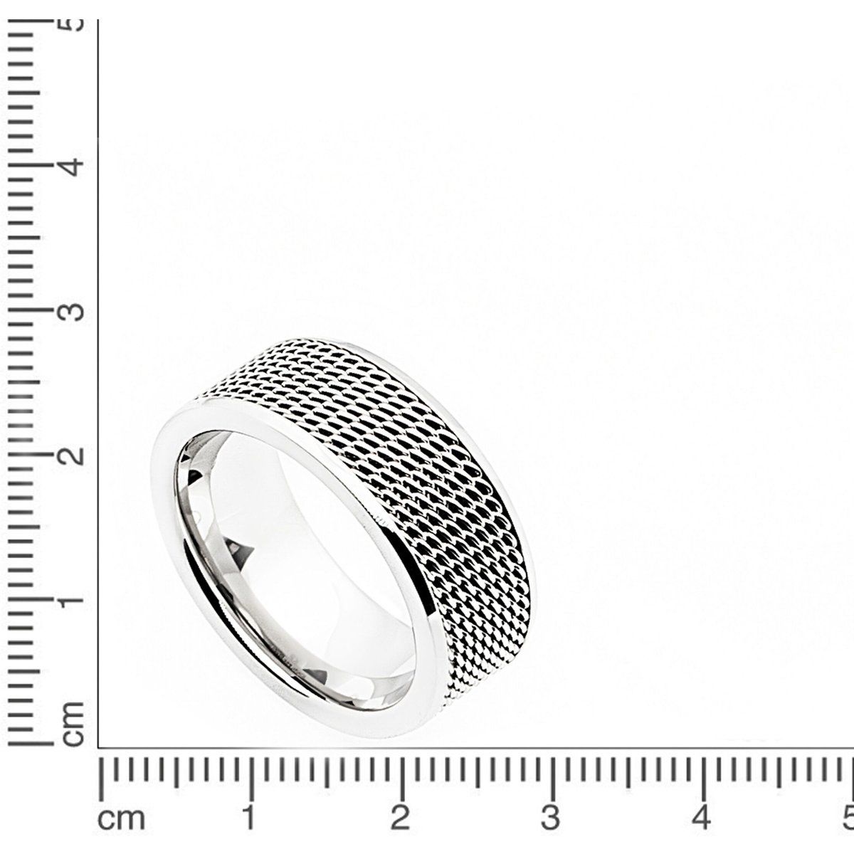 Zeeme Stainless Steel Ring Edelstahl glanz