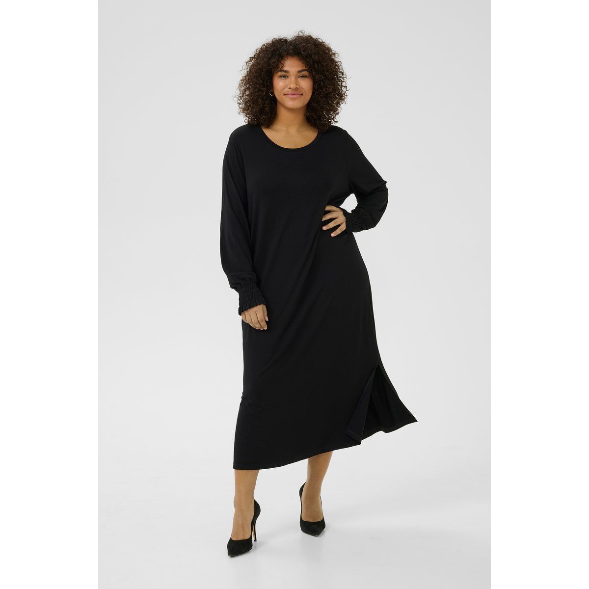 Jerseykleid Regular fit black