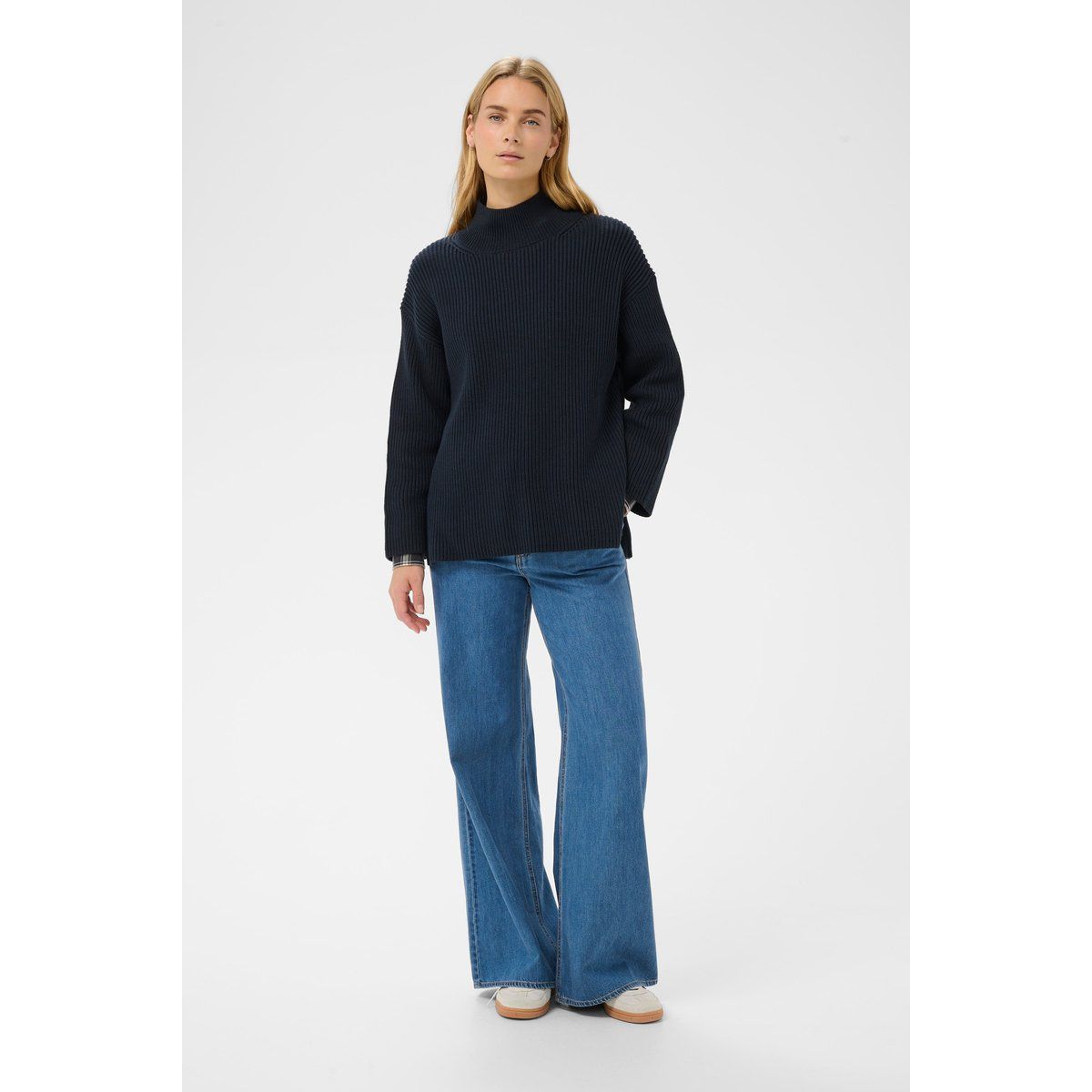 Strickpullover ZiyaPW Strickpullover Lockere Passform