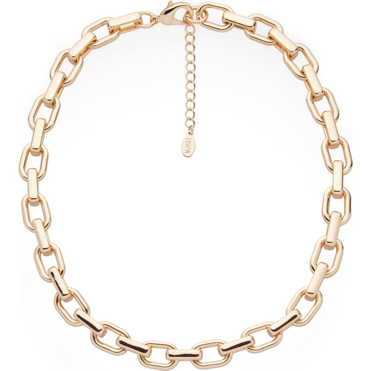 US Polo Assn Jewellery – Adele-Halskette aus Rhodium