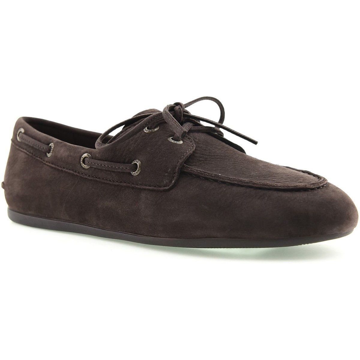 Sperry Slim Boot Leder Damen Dunkelbraune Segelschuhe