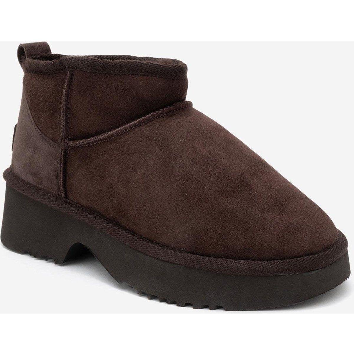 Ary Leder-Plateaustiefel (Damen)