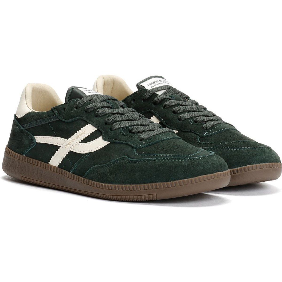 Pompeii Elan Sala Wildleder Herren Grün Sneakers