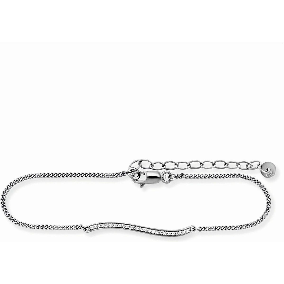 cai Armband 925/- Sterling Silber rhodiniert Topas