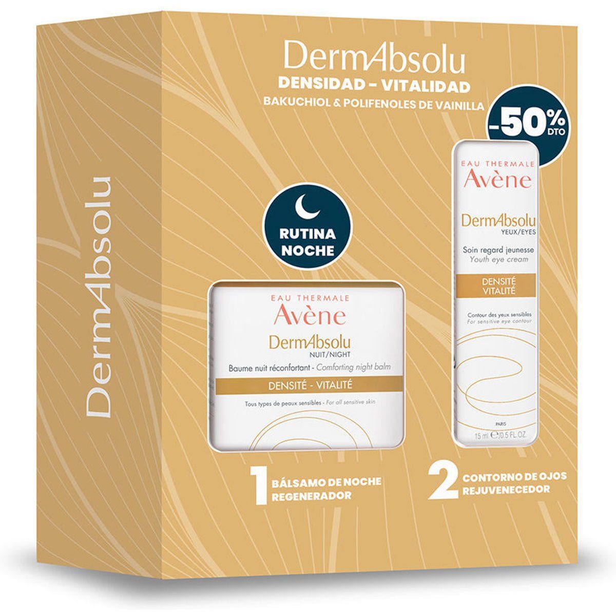 Dermabsolu Bálsamo Noche Densidad + Ojos Lote 2 pz