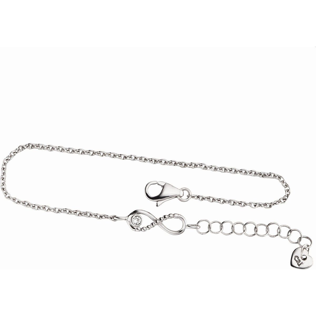cai Armband 925/- Sterling Silber rhodiniert Zirkonia
