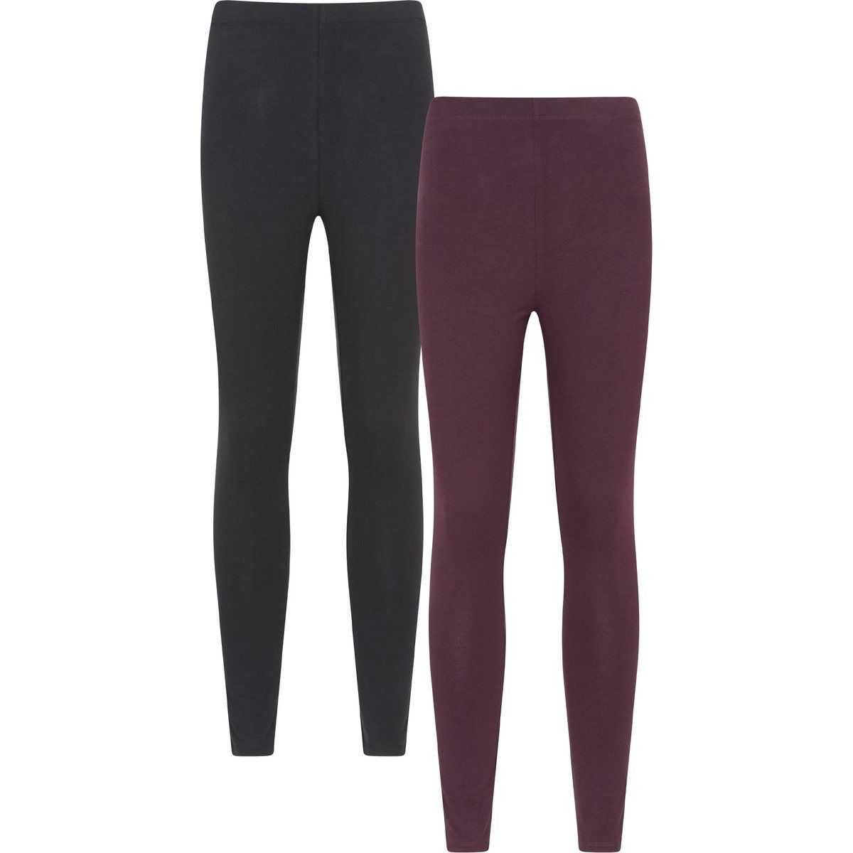 Mountain Warehouse - Leggings 2er-Pack für Damen (Beerenrot)