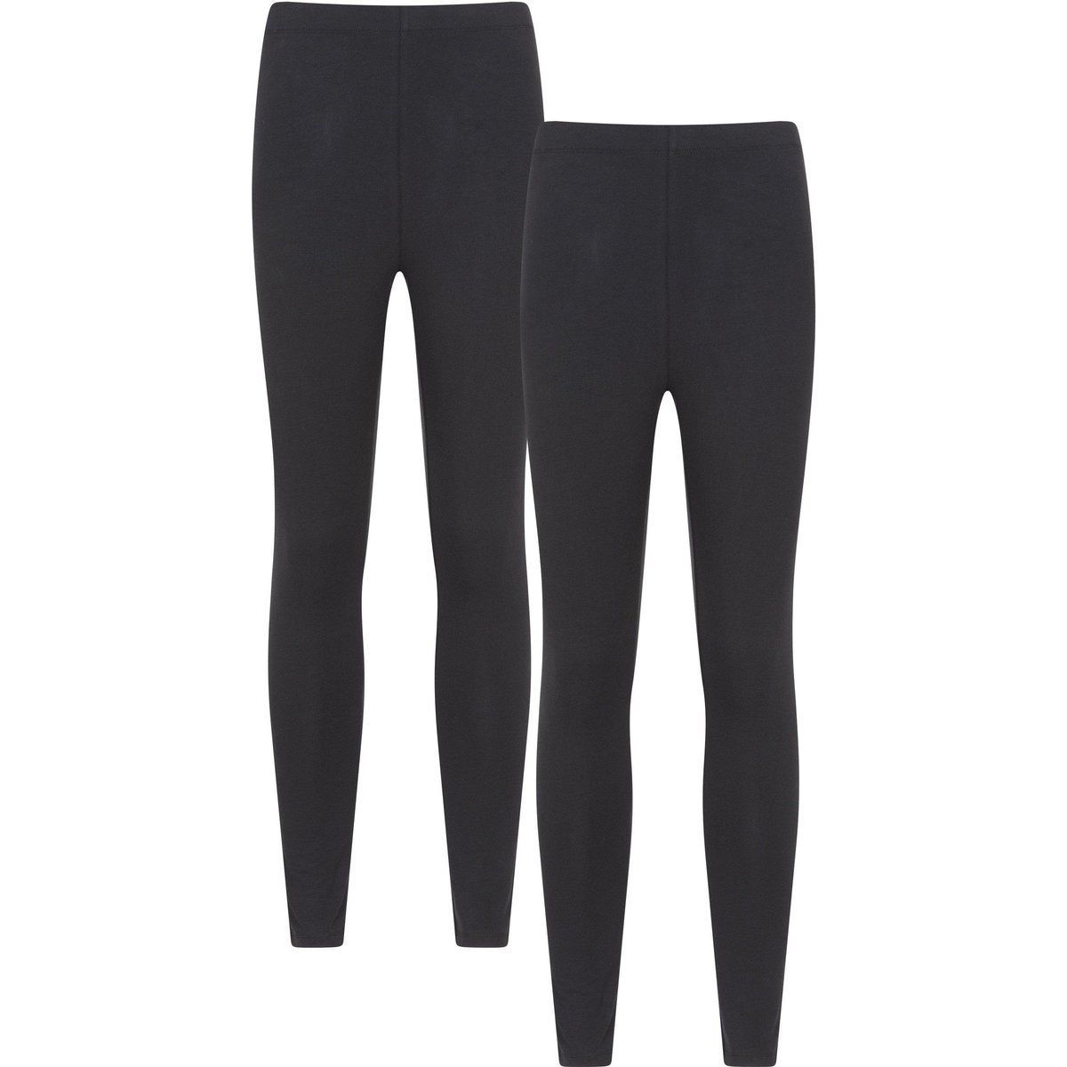 Mountain Warehouse - Leggings 2er-Pack für Damen (Pechschwarz)