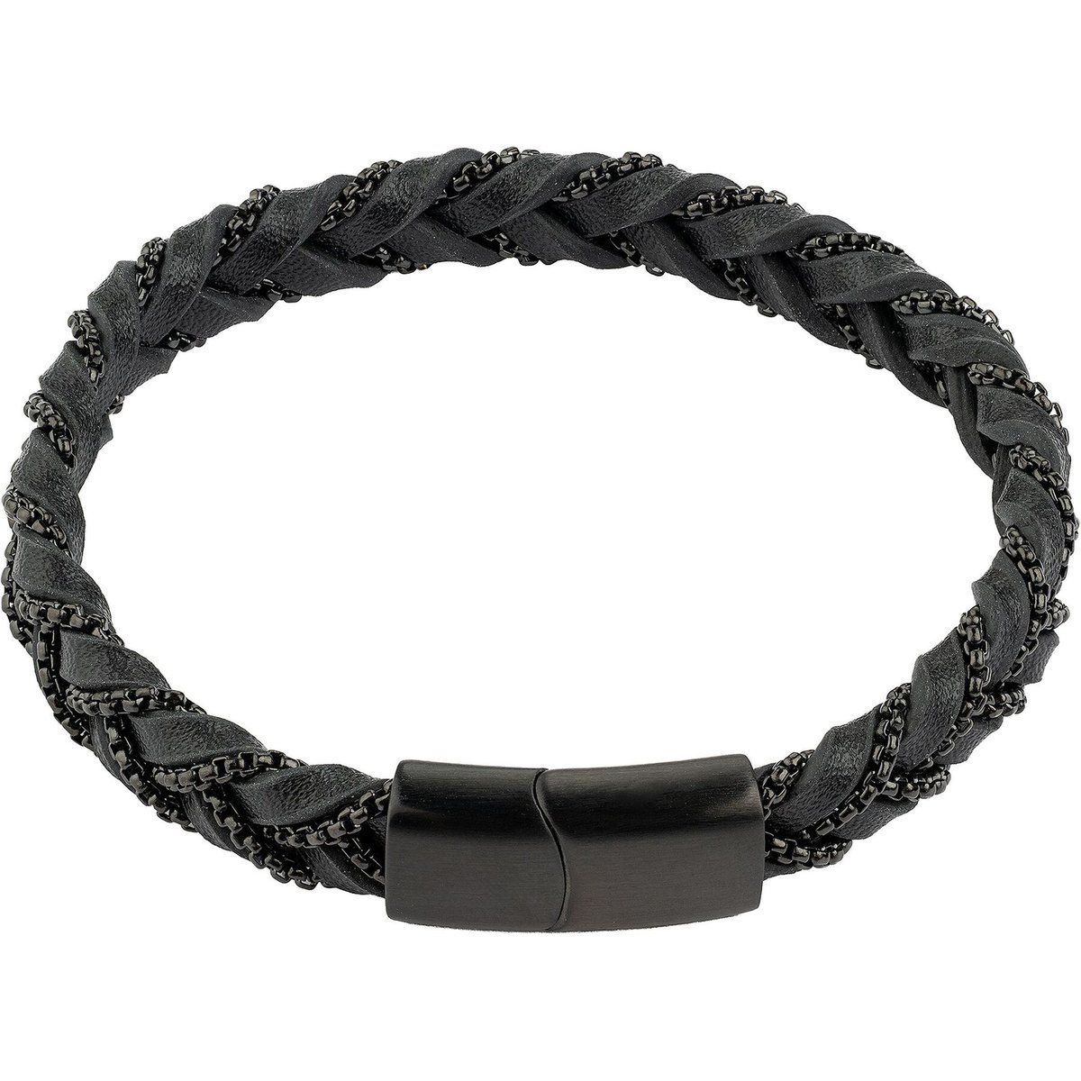 Zeeme Stainless Steel Armband Edelstahl/PVD schwarz