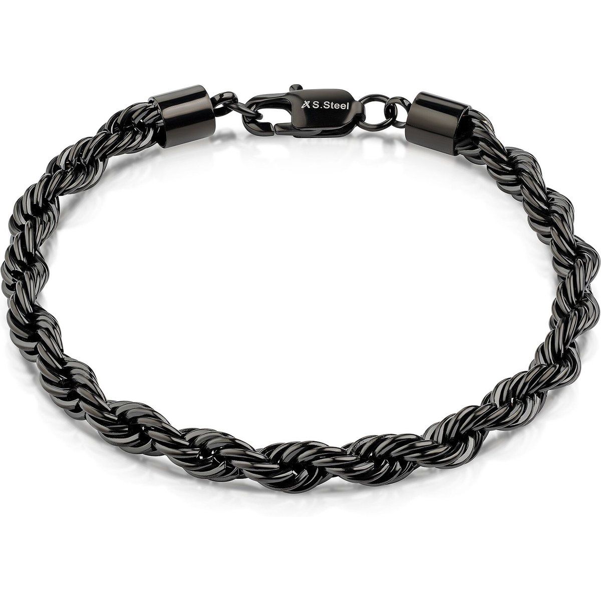 Zeeme Stainless Steel Armband Edelstahl/PVD schwarz