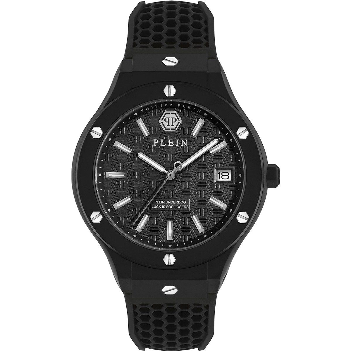 Philipp Plein Plein Underdog Schwarz Herren Armbanduhr PWUFA0325