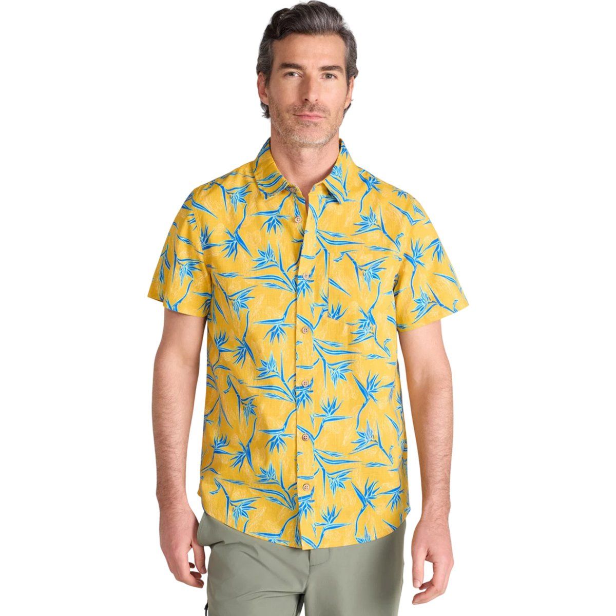 Mountain Warehouse - "Tropical" Hemd für Herren, kurzärmlig (Senf)