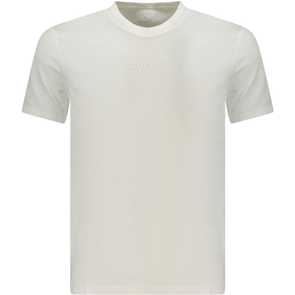 Guess Jeans Weißes Baumwoll-T-Shirt für Herren