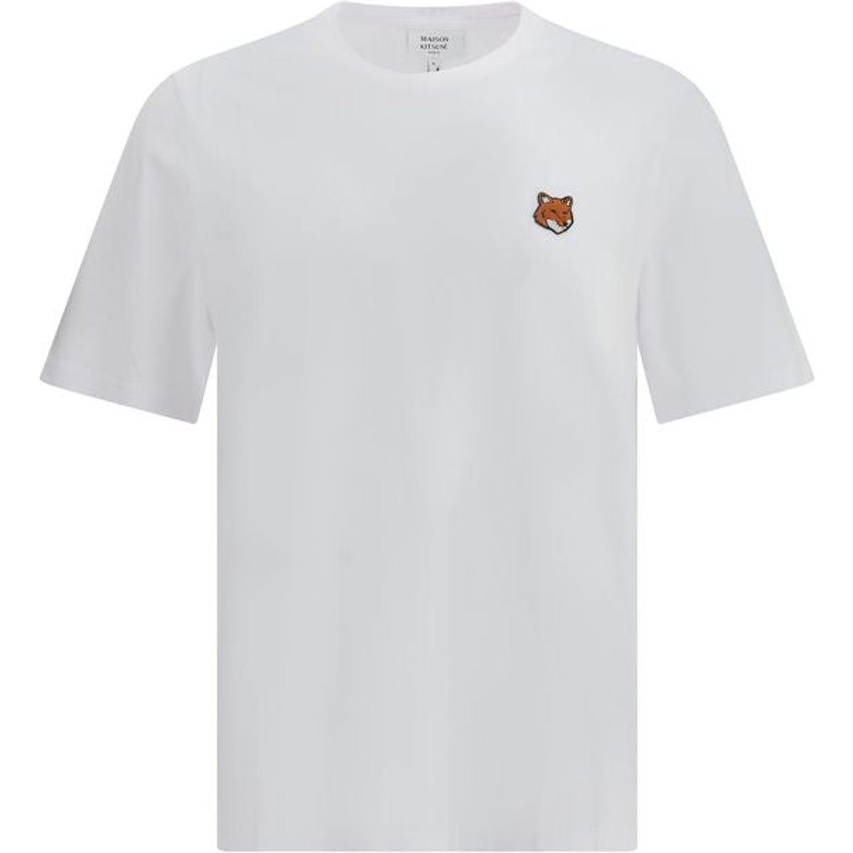 Maison Kitsuné Weißes Baumwolle T-Shirt