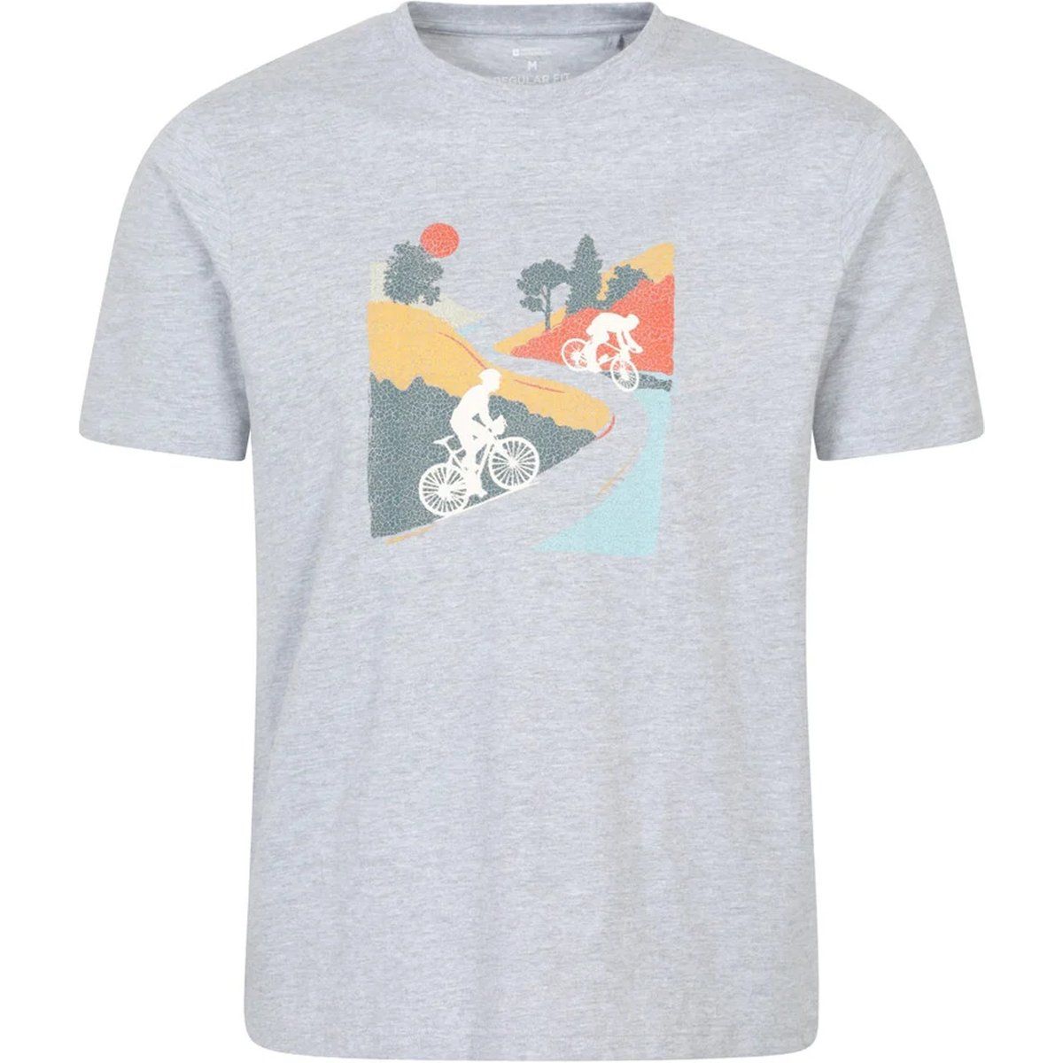 Mountain Warehouse - T-Shirt für Herren/Damen Unisex, Baumwolle (Liegerunggrau)