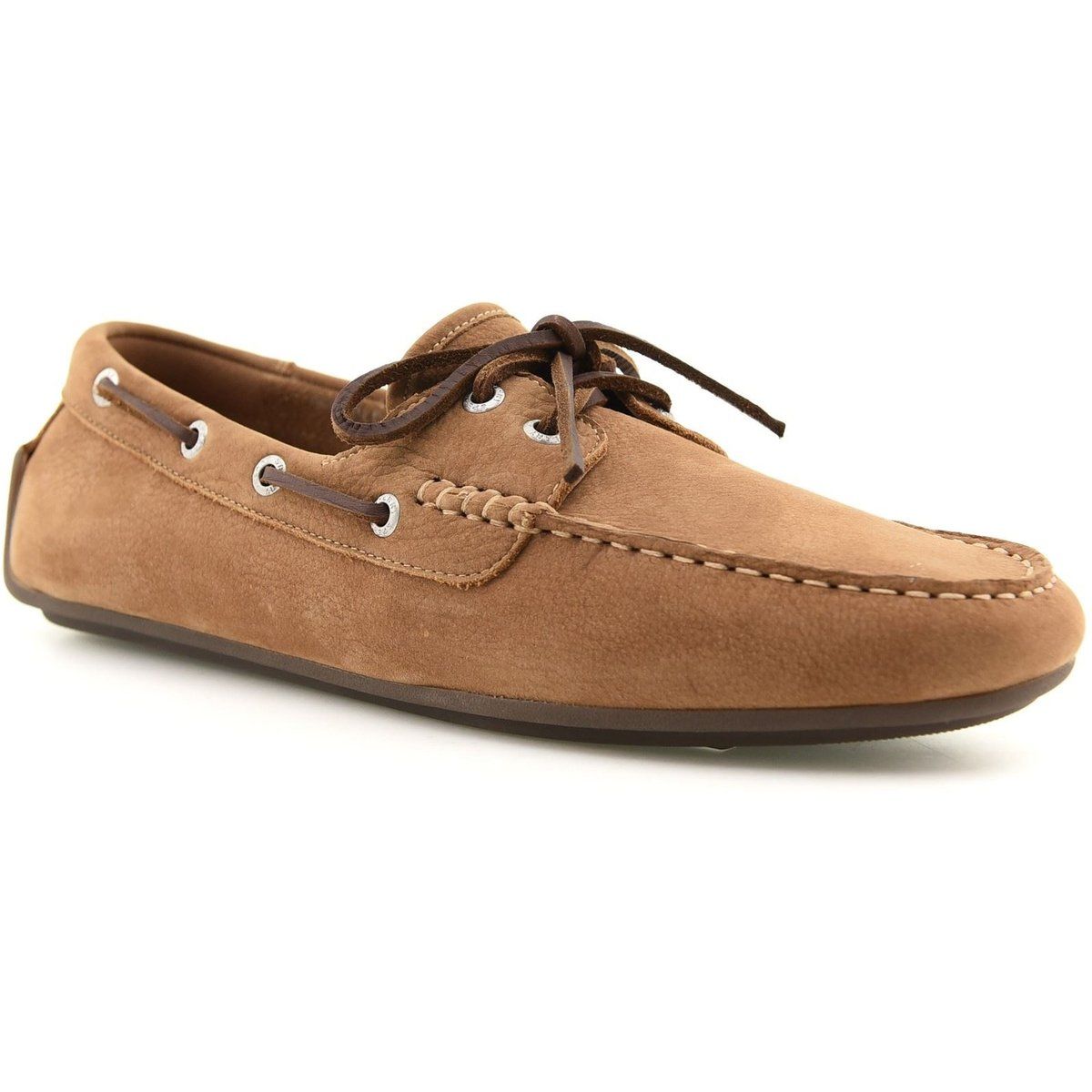Sperry Orland 2-Augen Fahrer Leder Herren Tan Bootsschuhe