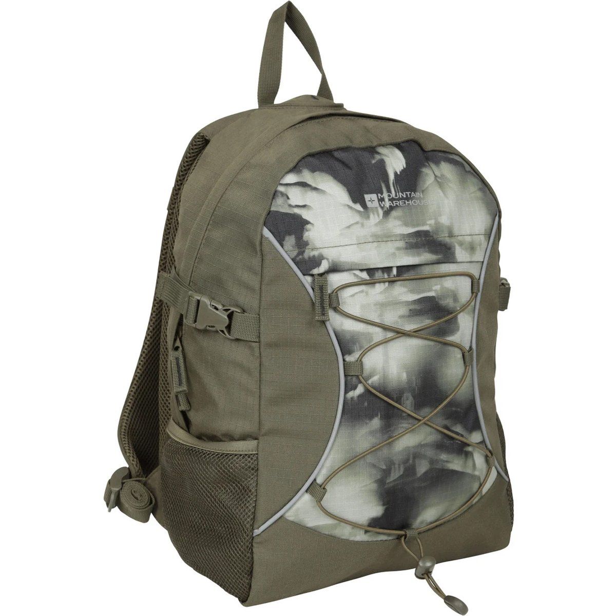 Mountain Warehouse - "Bolt" Rucksack, Gemustert, 18 Liter (Dunkel-Khaki)