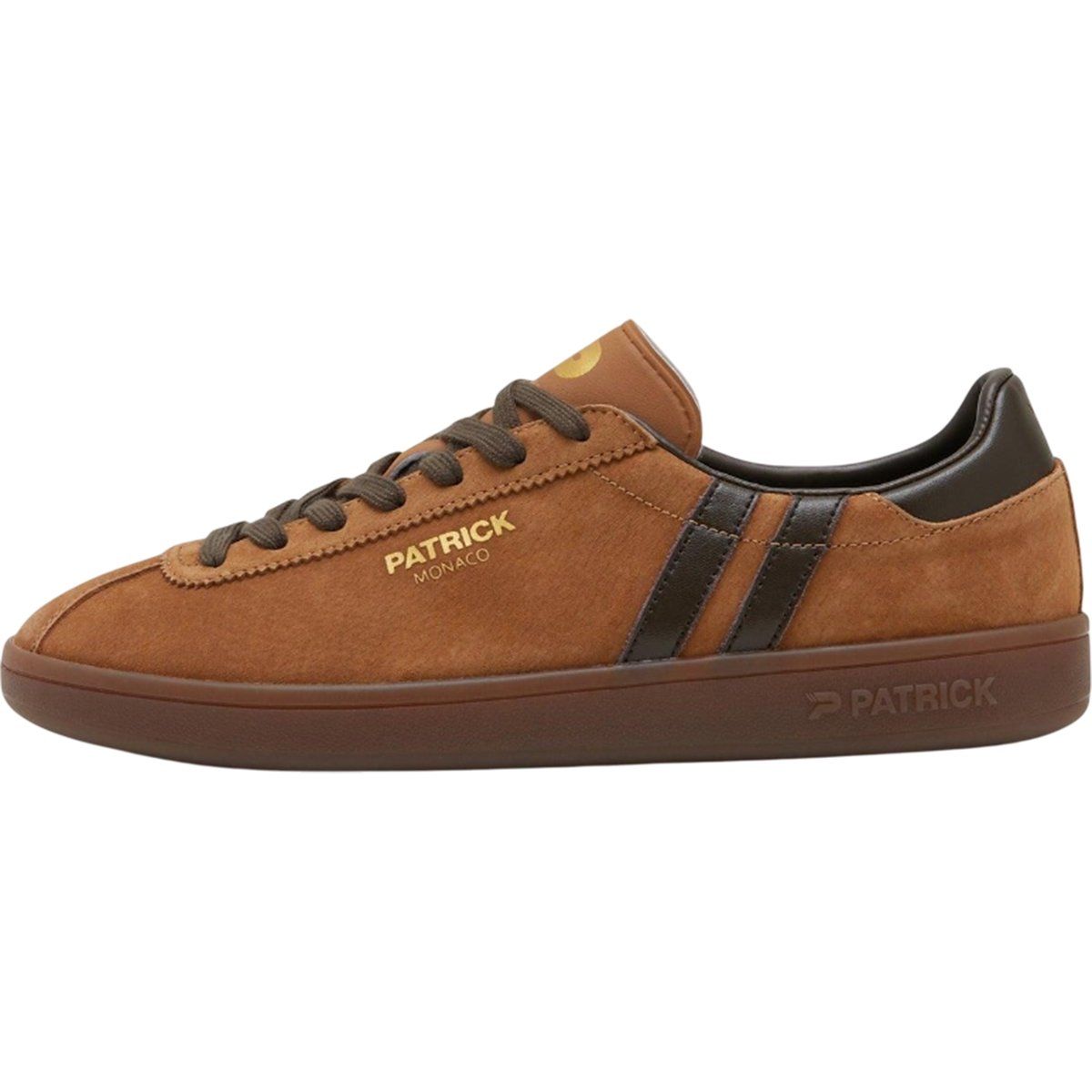 Patrick - "Monaco" Sneaker für Herren, Wildleder, Cupsohle (Braun/Dunkelbraun)