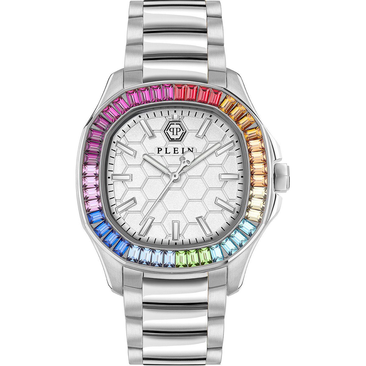 Philipp Plein The $pectre Silber Damen Armbanduhr PWTAA1124