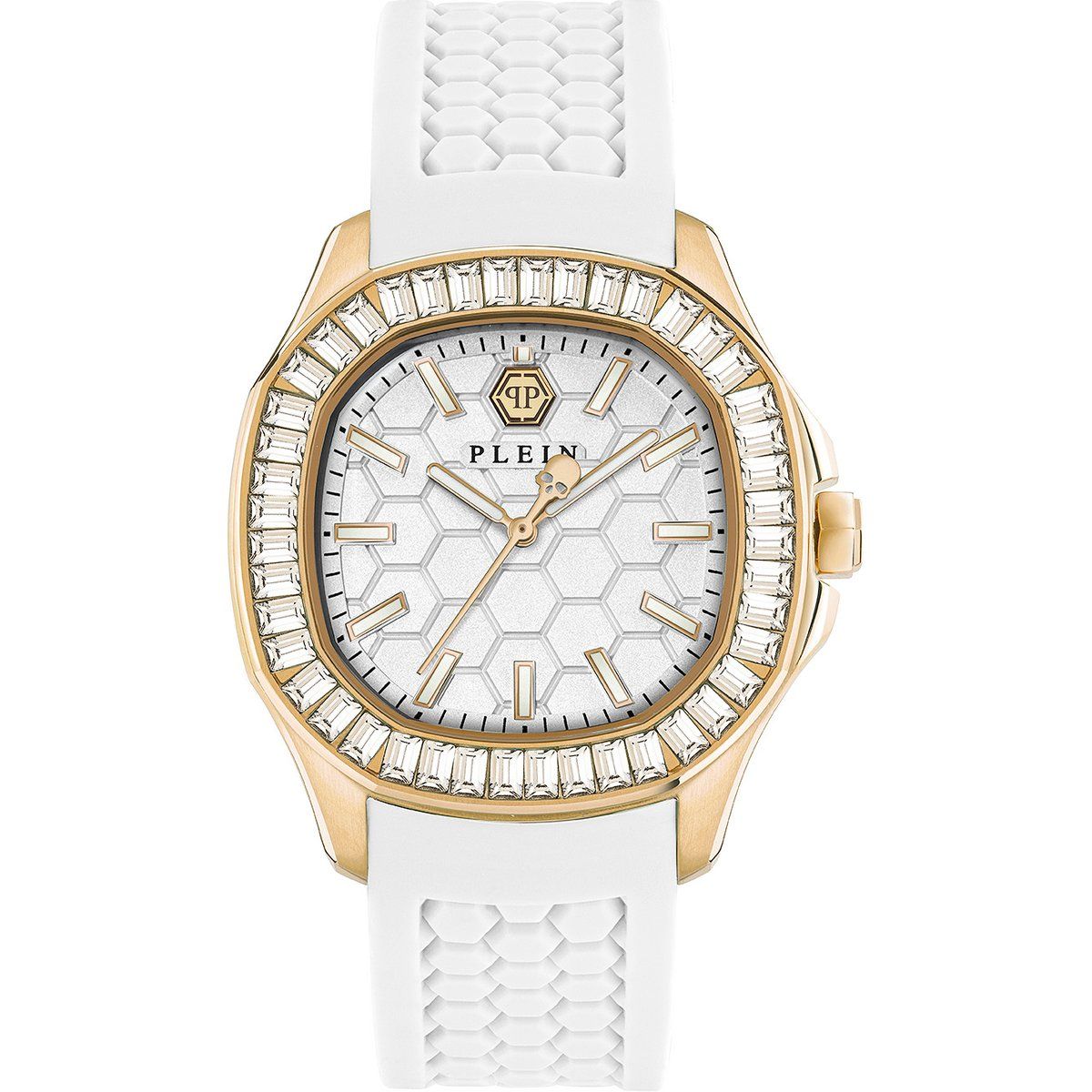 Philipp Plein The $pectre Weiß Damen Armbanduhr PWTAA0924