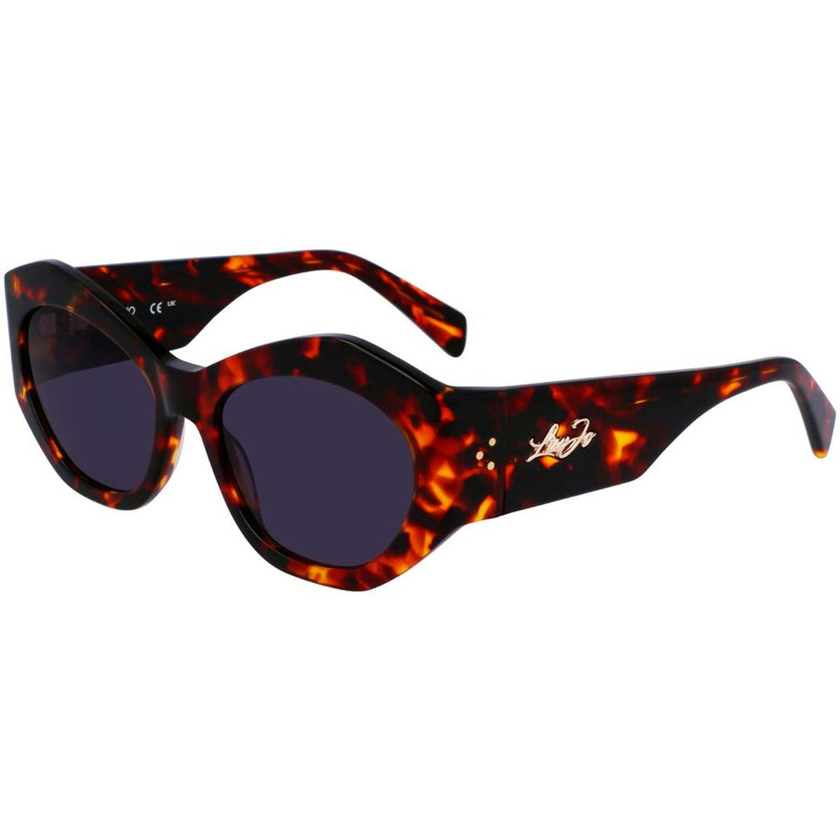 Liu Jo Braune Acetat-Sonnenbrille