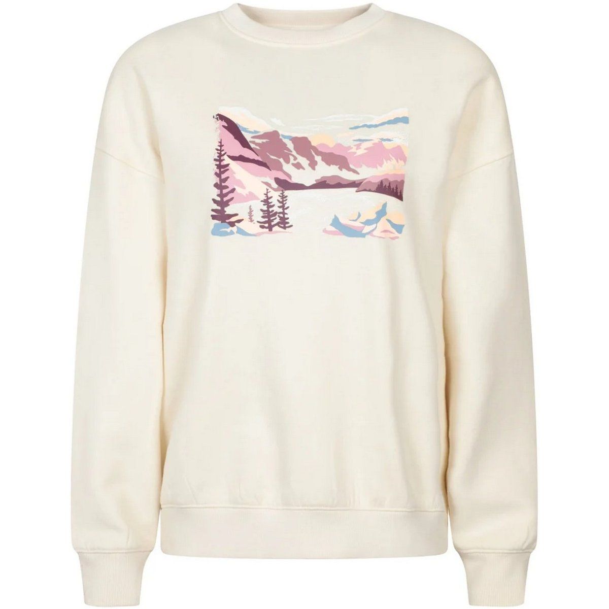 Sweatshirt mit Berglandschafts-Grafik