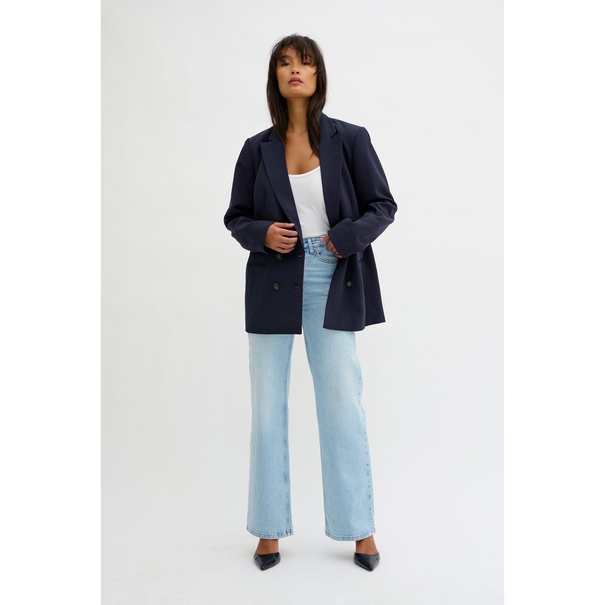Zweireihiger Blazer im Relaxed-Fit