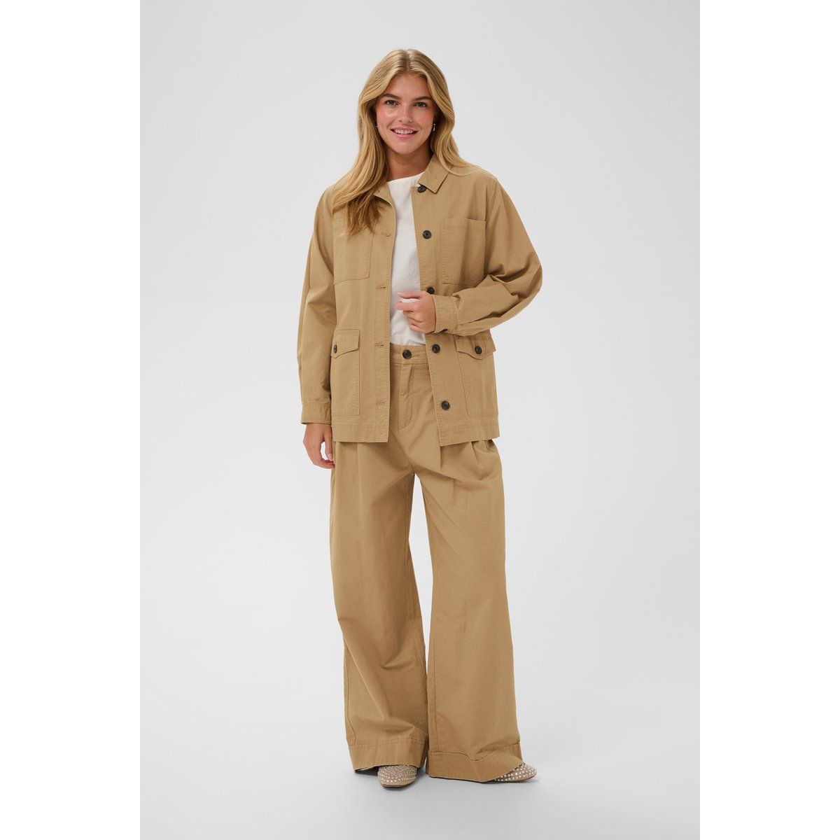 Utility-Jacke mit gerader Passform