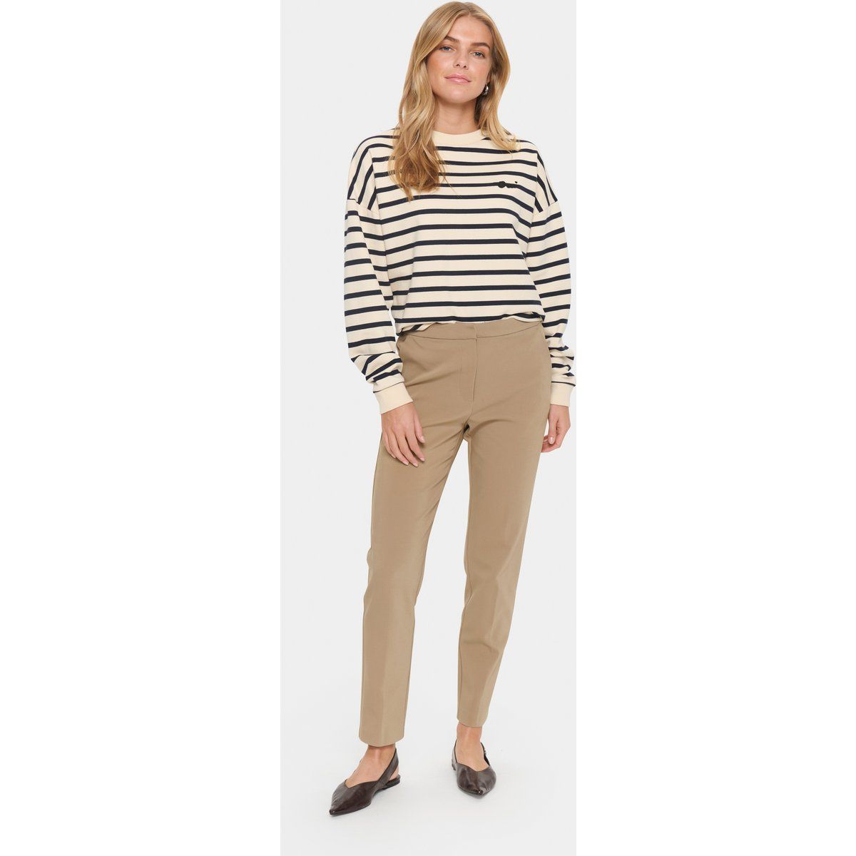 Elegante Schmale Knöchellange Hose