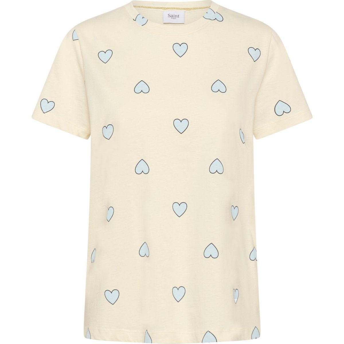 T-Shirt mit Herz-Muster