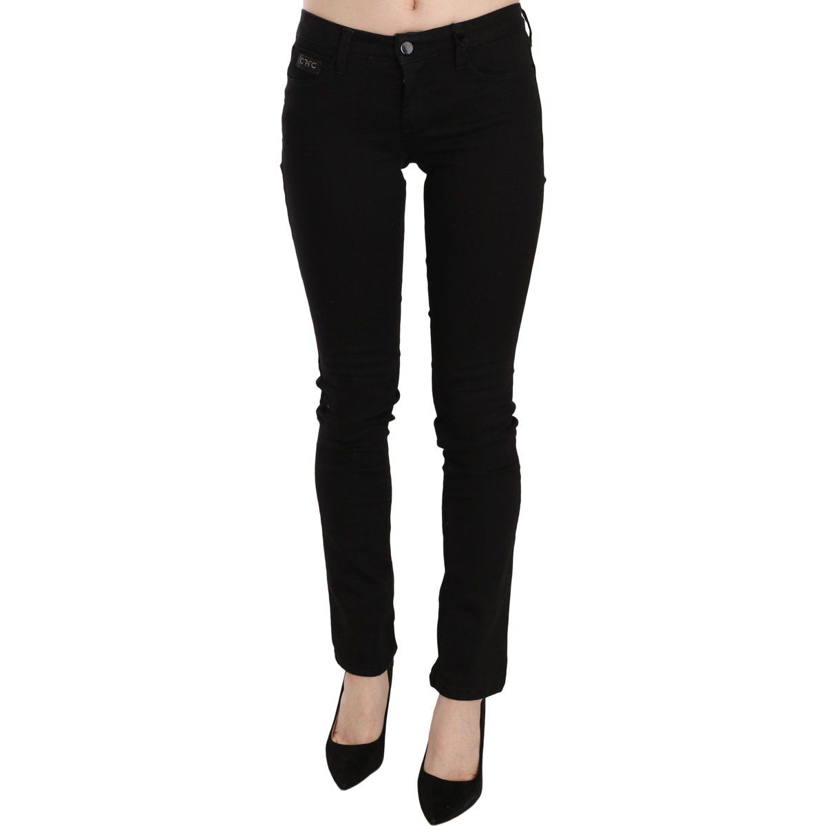 Mid-Waist Slim-Fit Stretch-Jeans