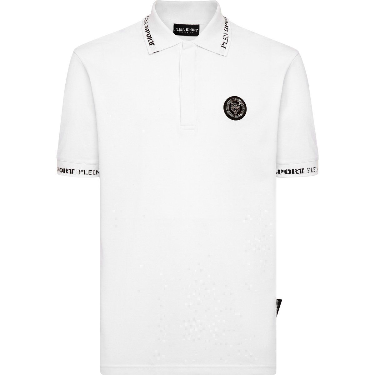 Piqué-Poloshirt mit Logo-Details
