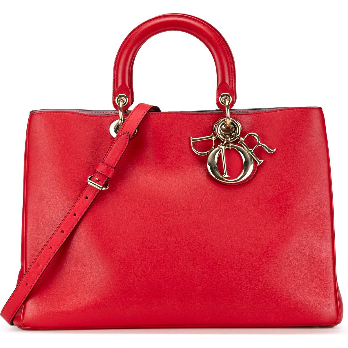 Strukturierte Diorissimo Leder-Tote