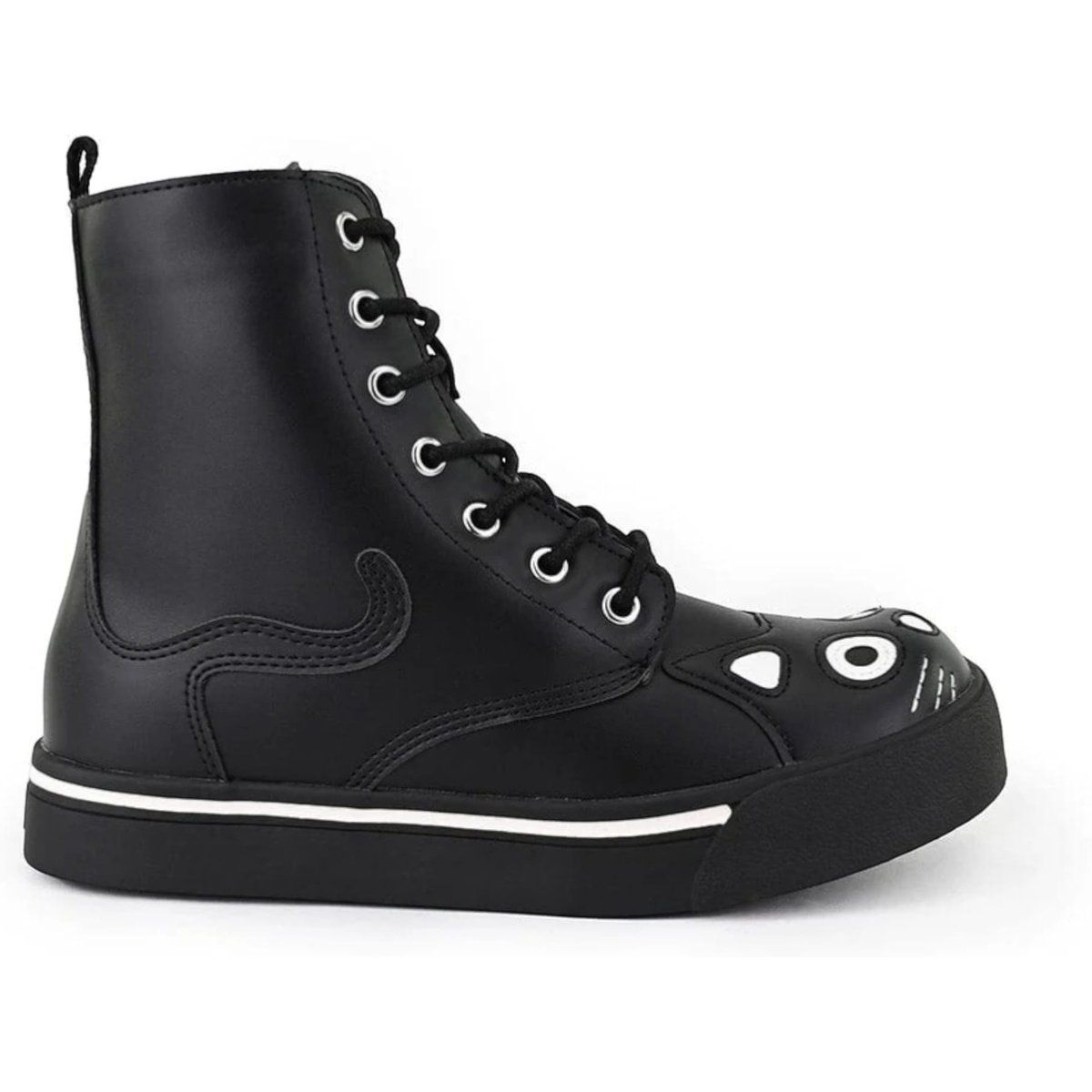 Kitty-Gesicht Combat Sneaker Boots