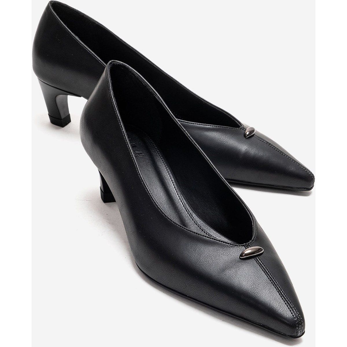 Elegante spitze Kitten-Heel Pumps