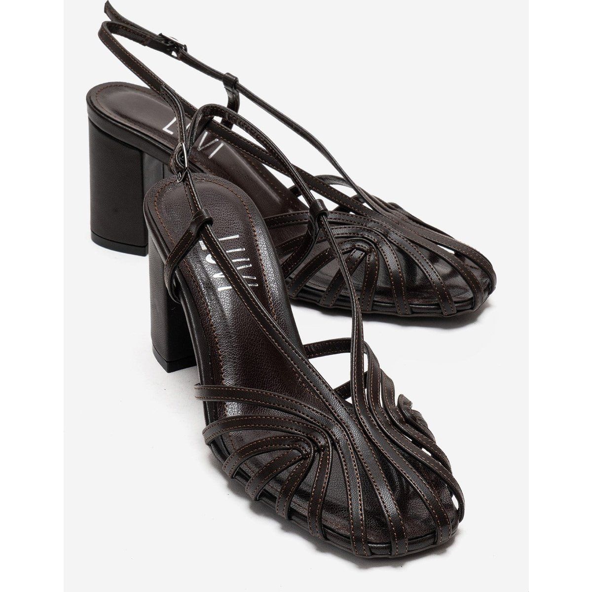 Riemchen-Sandalen mit Blockabsatz