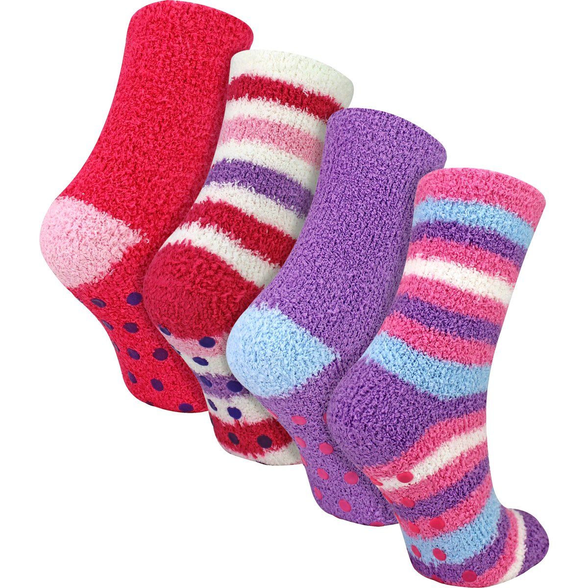 Kuschelige Flauschige Bettsocken mit Noppen