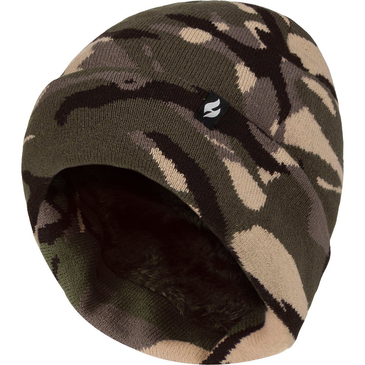 Thermo-Beanie mit Camouflage-Muster